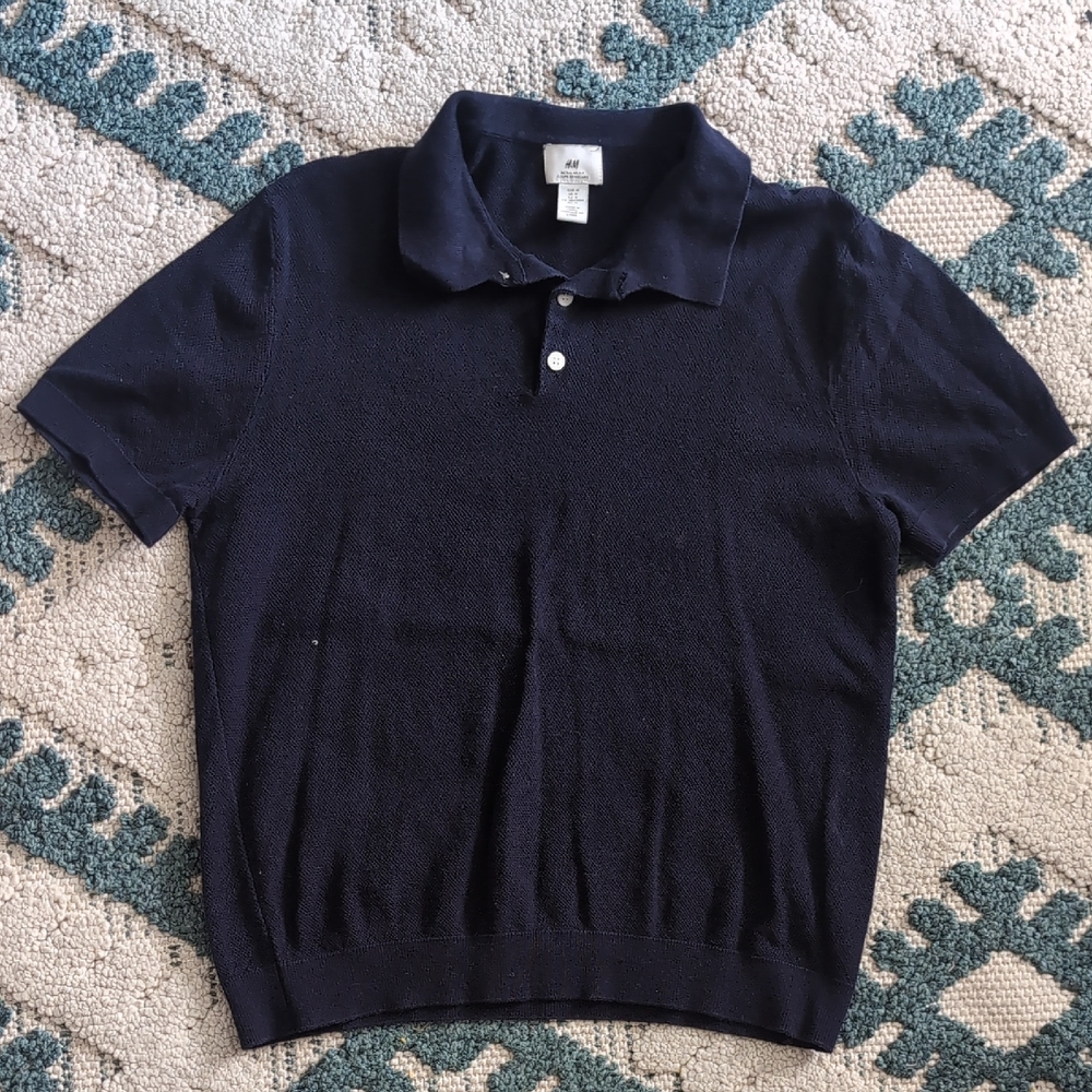 H&M Navy Polo Shirt
